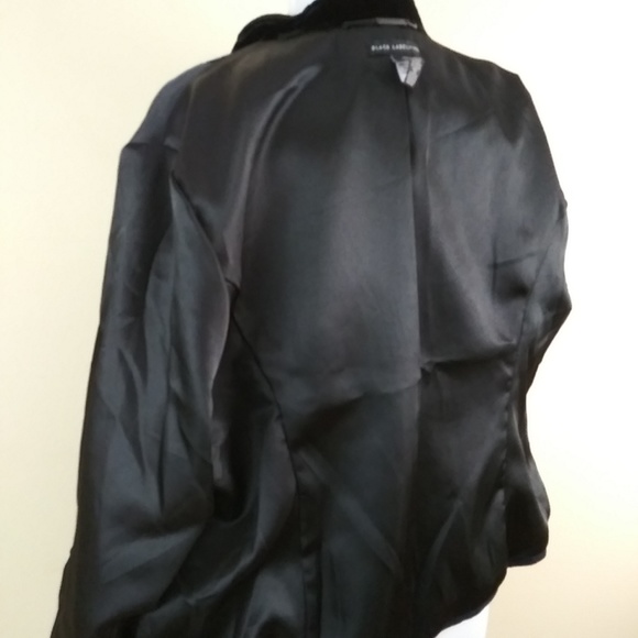 Chico's Black Label Blue Black Front Zip Jacket - Picture 6 of 7
